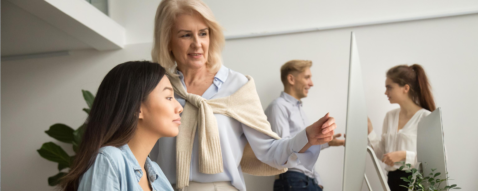 GenXand Baby Boomers working together
